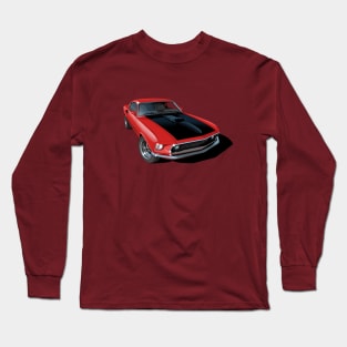 1969 ford mustang mach 1 Long Sleeve T-Shirt